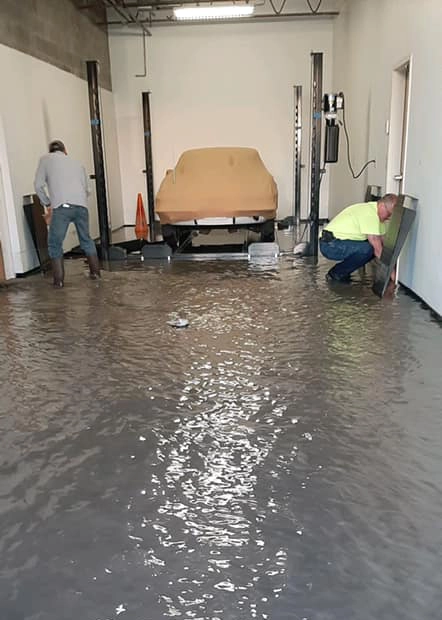 flooded garage